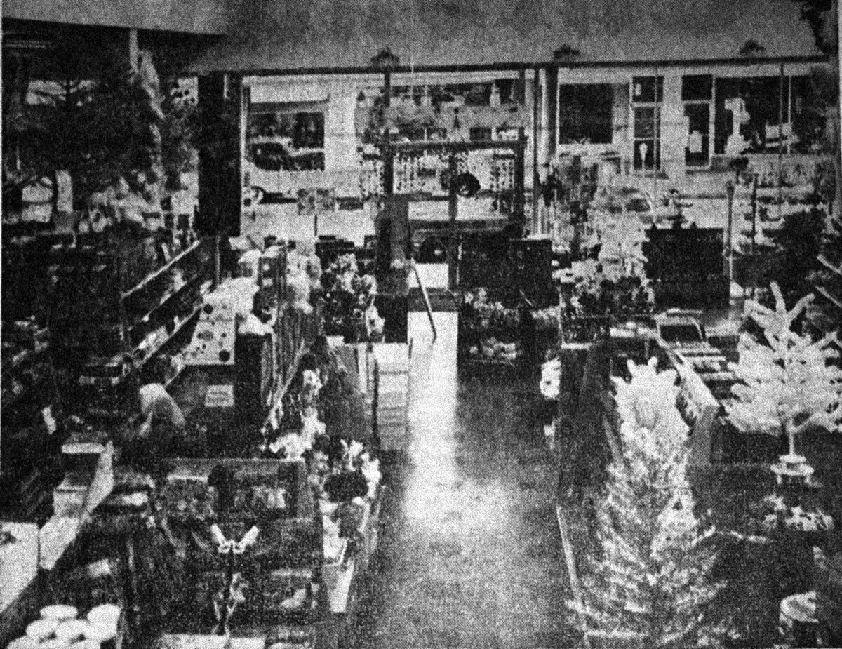 The Dalles hardware store 1961